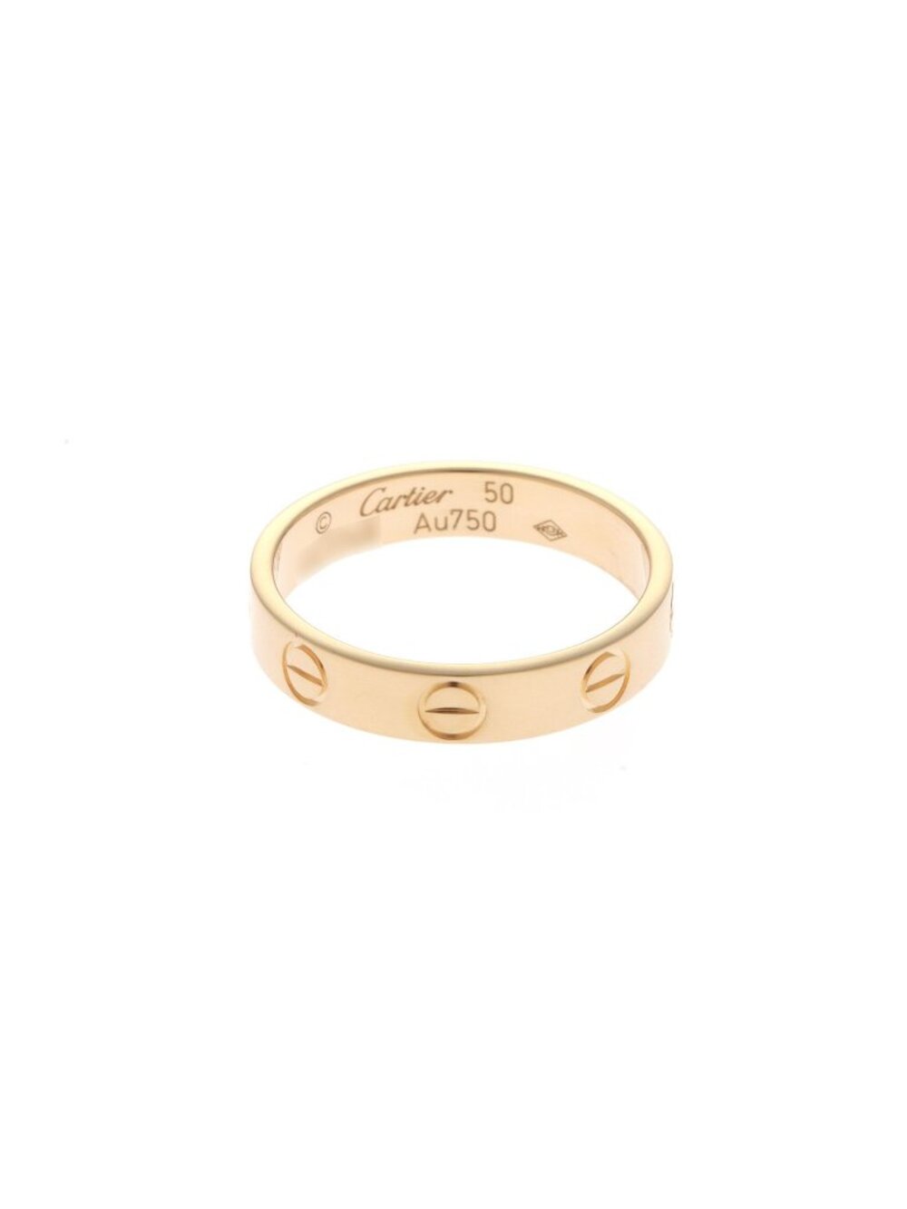 Cartier Mini Love Ring 18k Yellow Gold